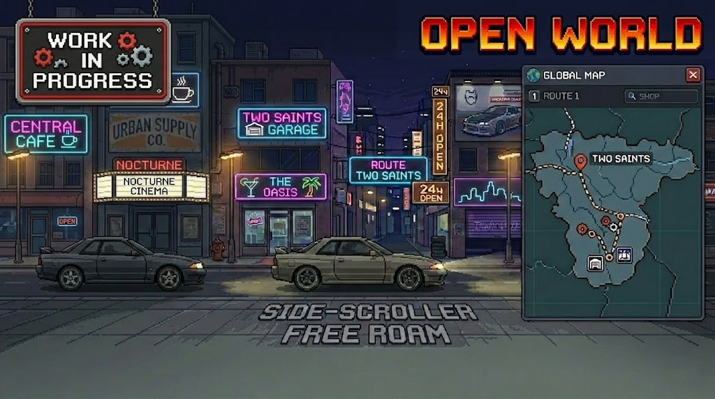 Глобальная карта открытого мира